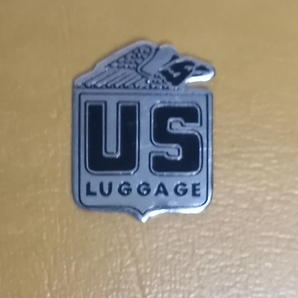 Vintage Retro United States Luggage Corp Classic Shoulder Strap 70s 80s Carry On - Picture 4 of 9